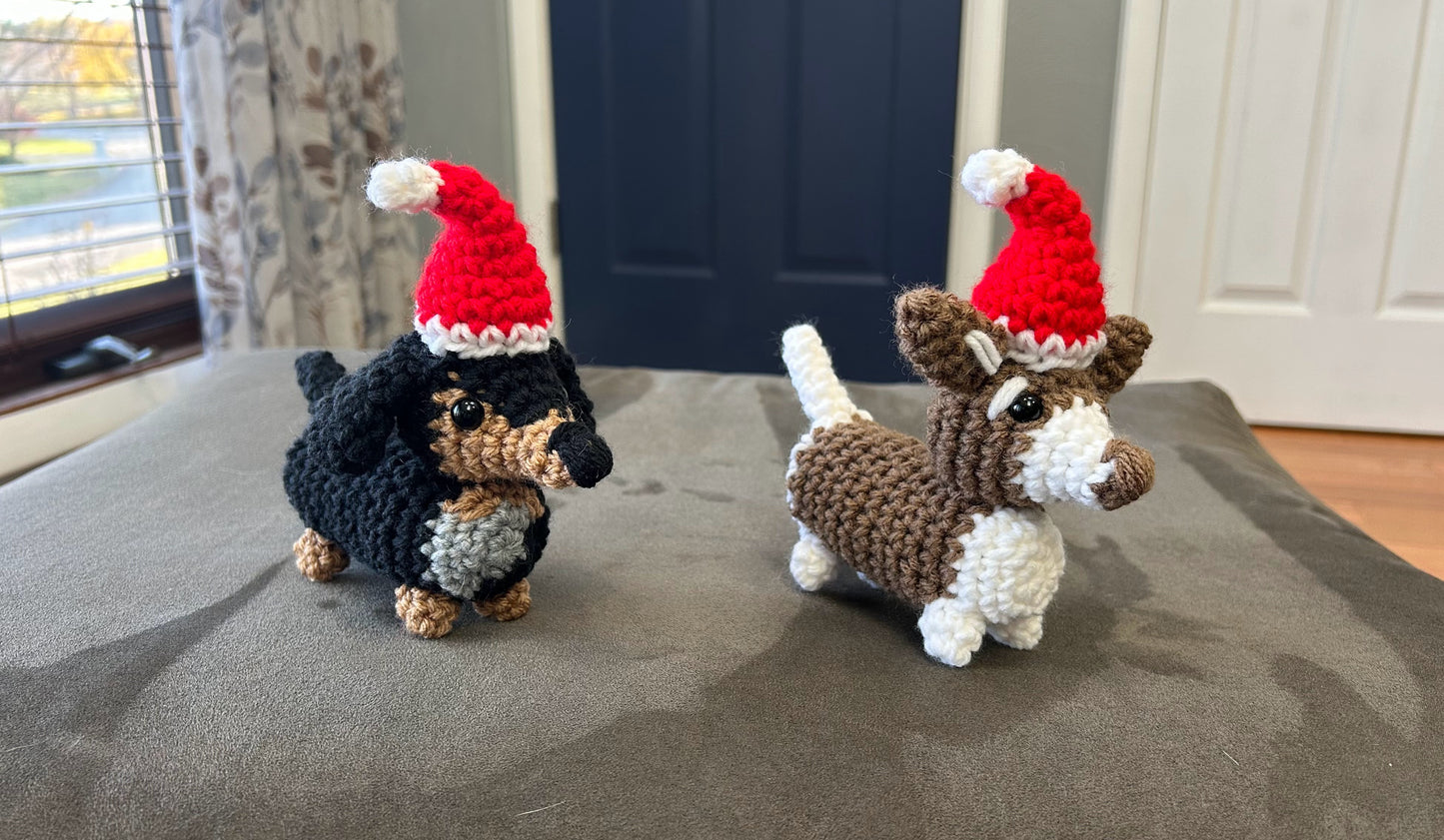 Custom Mini Dogs Santa Hats