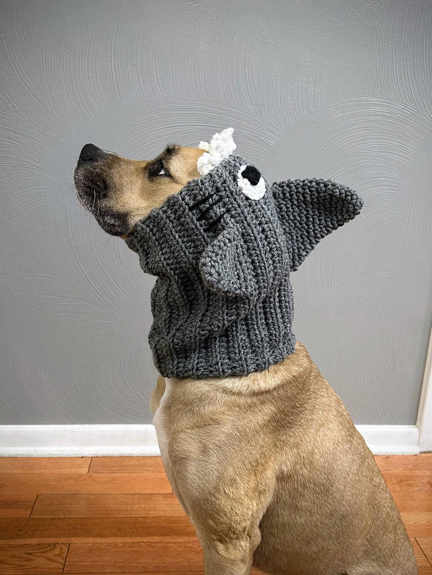 Crochet Shark Dog Snood Pattern