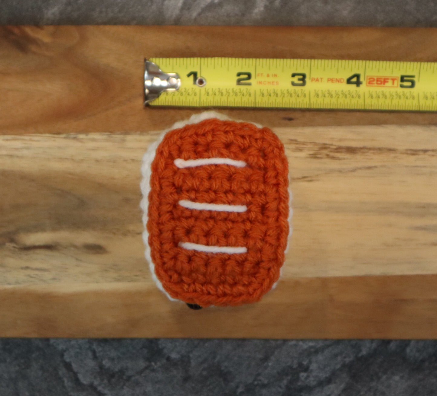 Crochet Sushi Roll and Nigiri Keychain