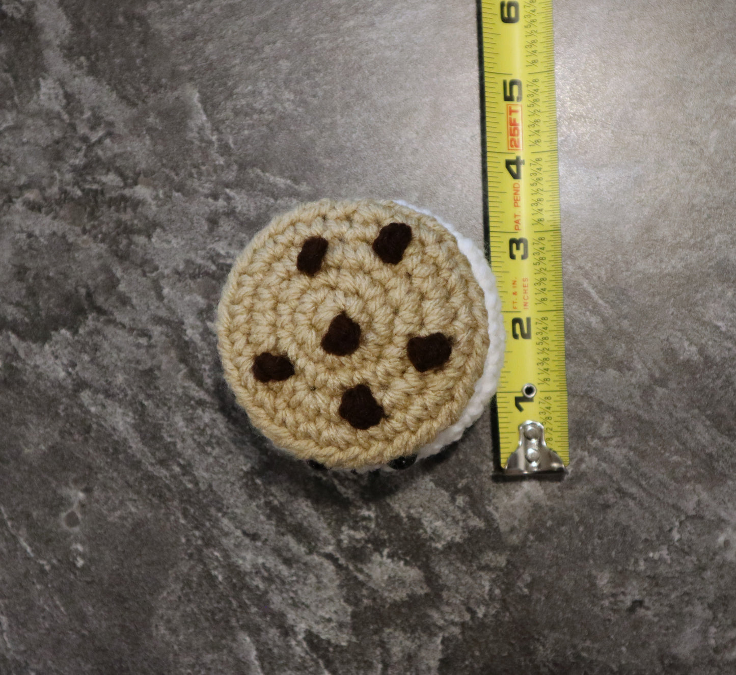 Crochet Cookie Ice Cream Sandwich Pattern