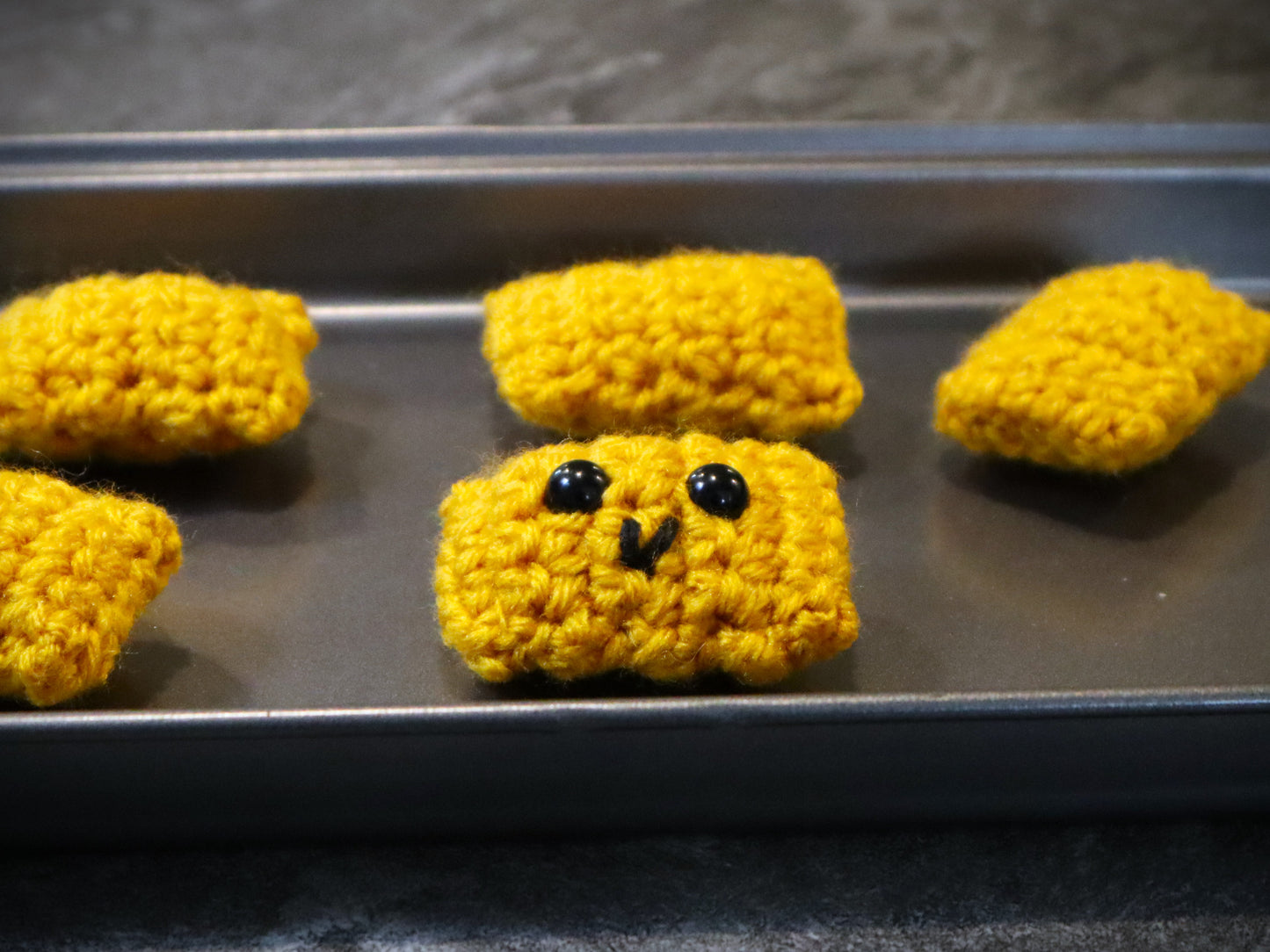 Crochet Pizza Bites / Pizza Rolls Pattern