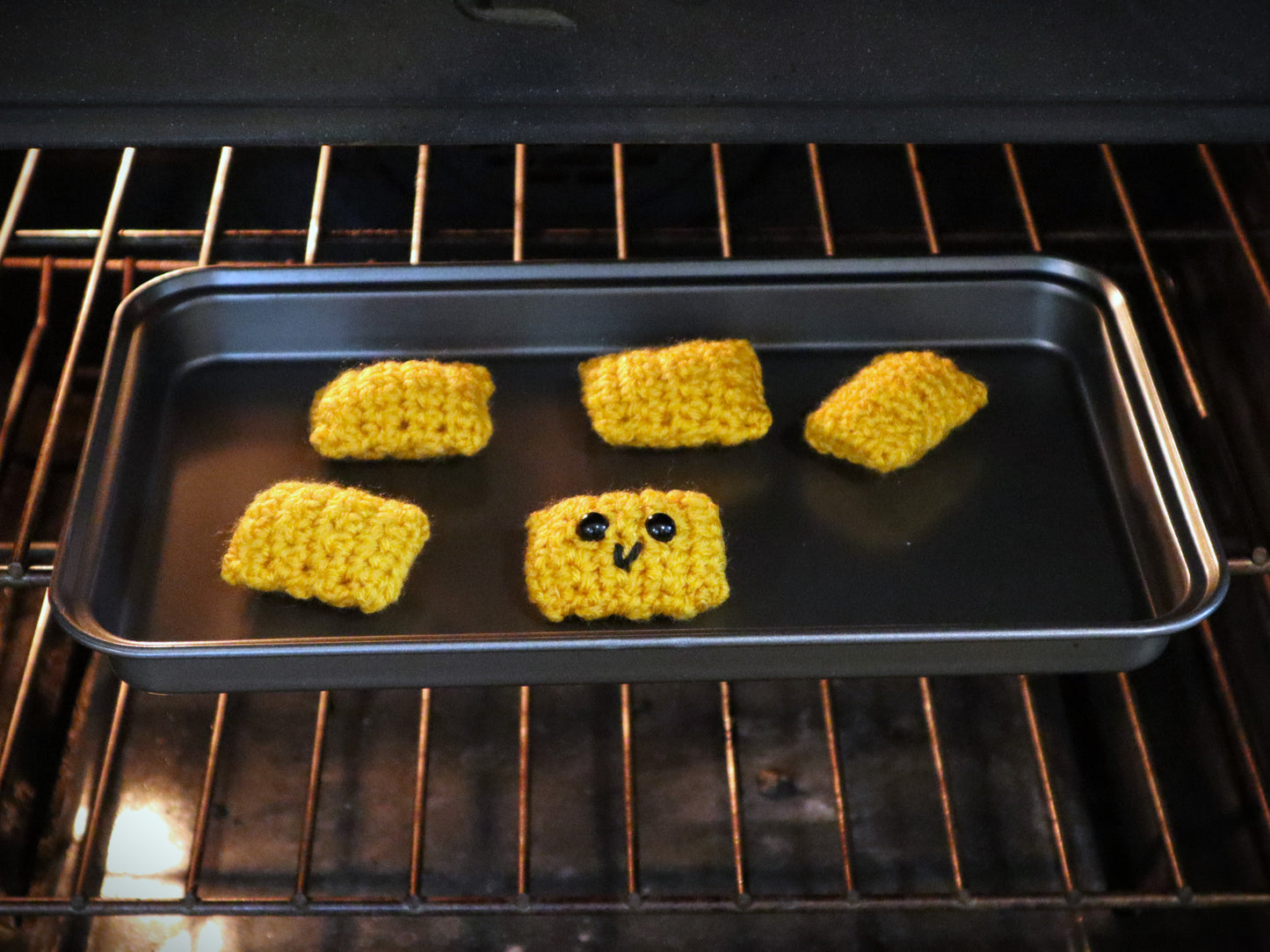 Crochet Pizza Bites / Pizza Rolls Pattern