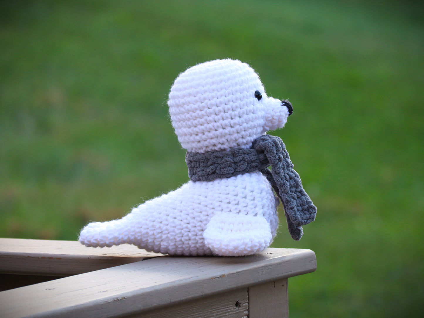 Crochet Snowflake the Seal Pattern
