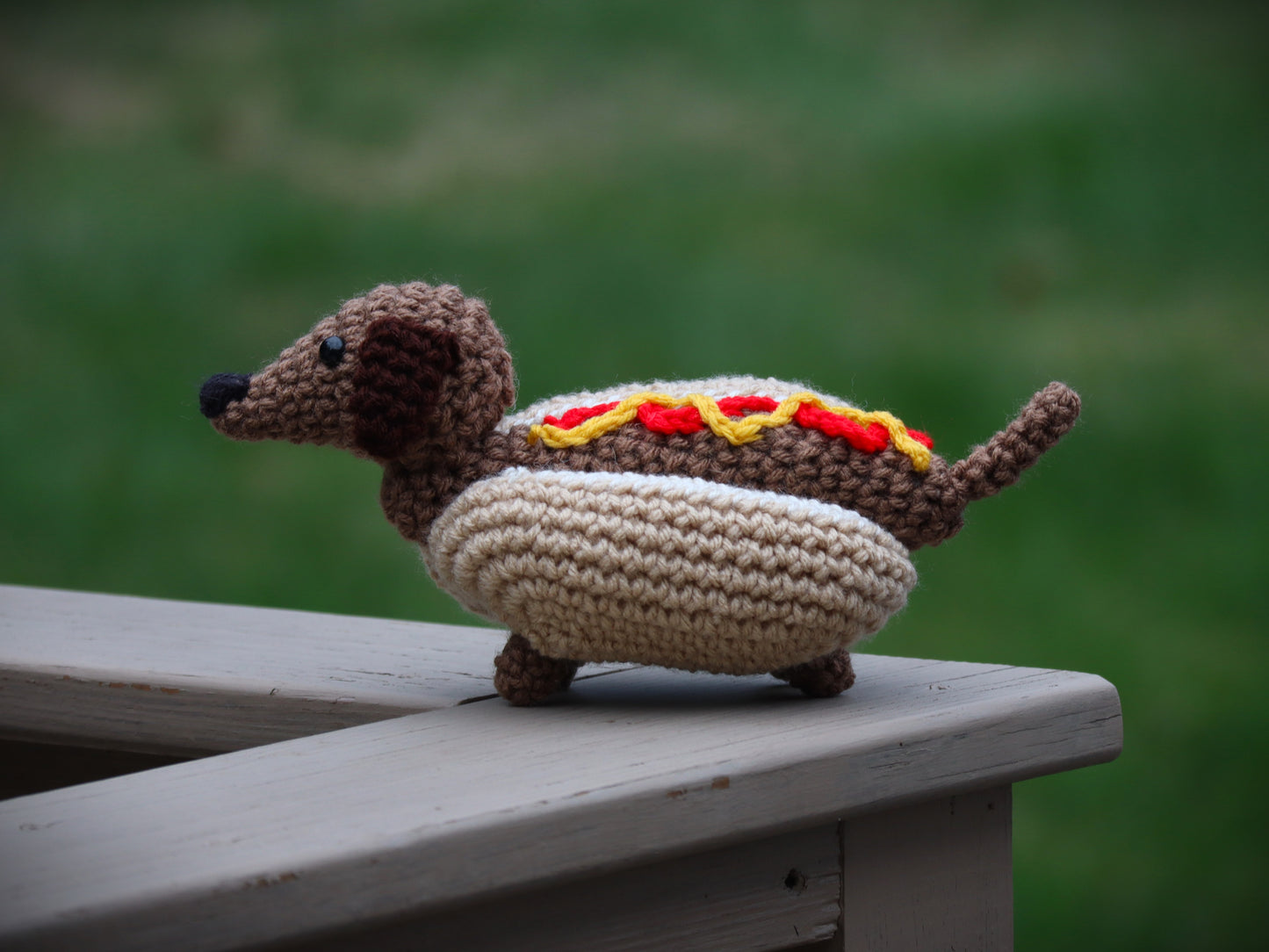 Crochet Hot Dog Dachshund Pattern
