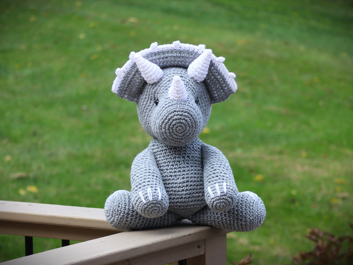 Crochet Triceratops Pattern