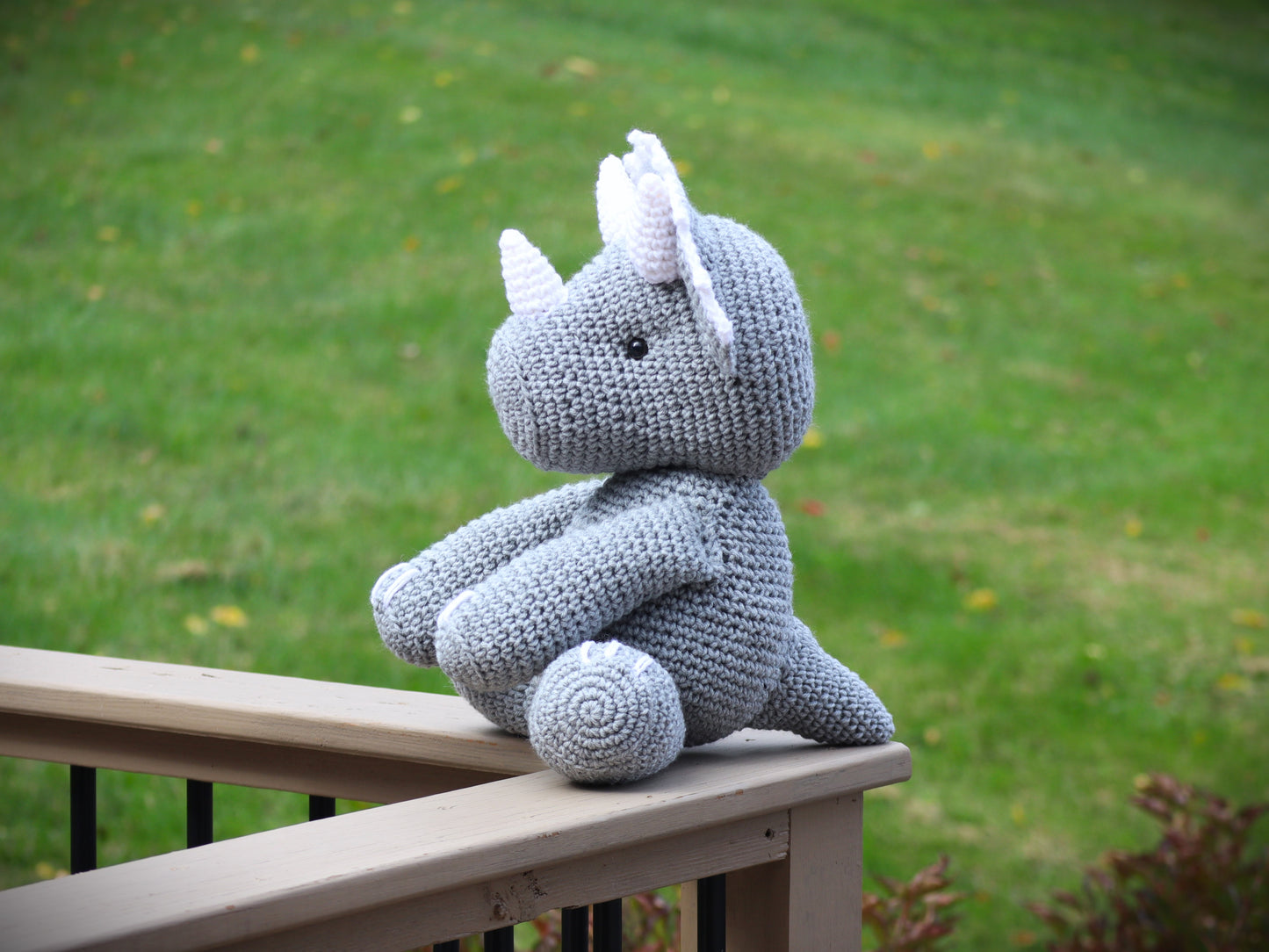 Crochet Triceratops Pattern