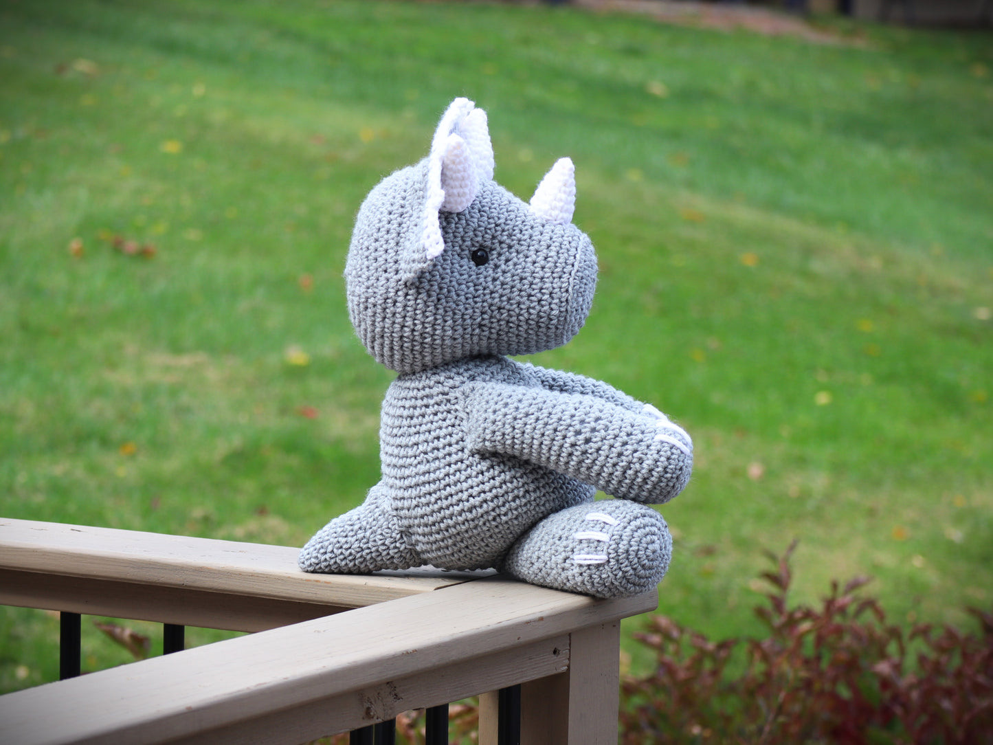 Crochet Triceratops Pattern