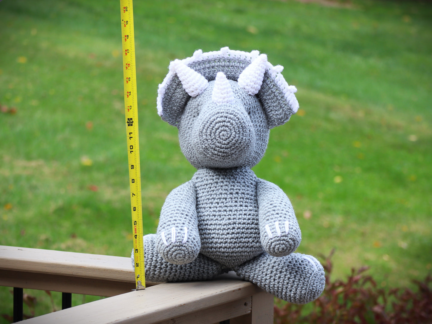 Crochet Triceratops Pattern