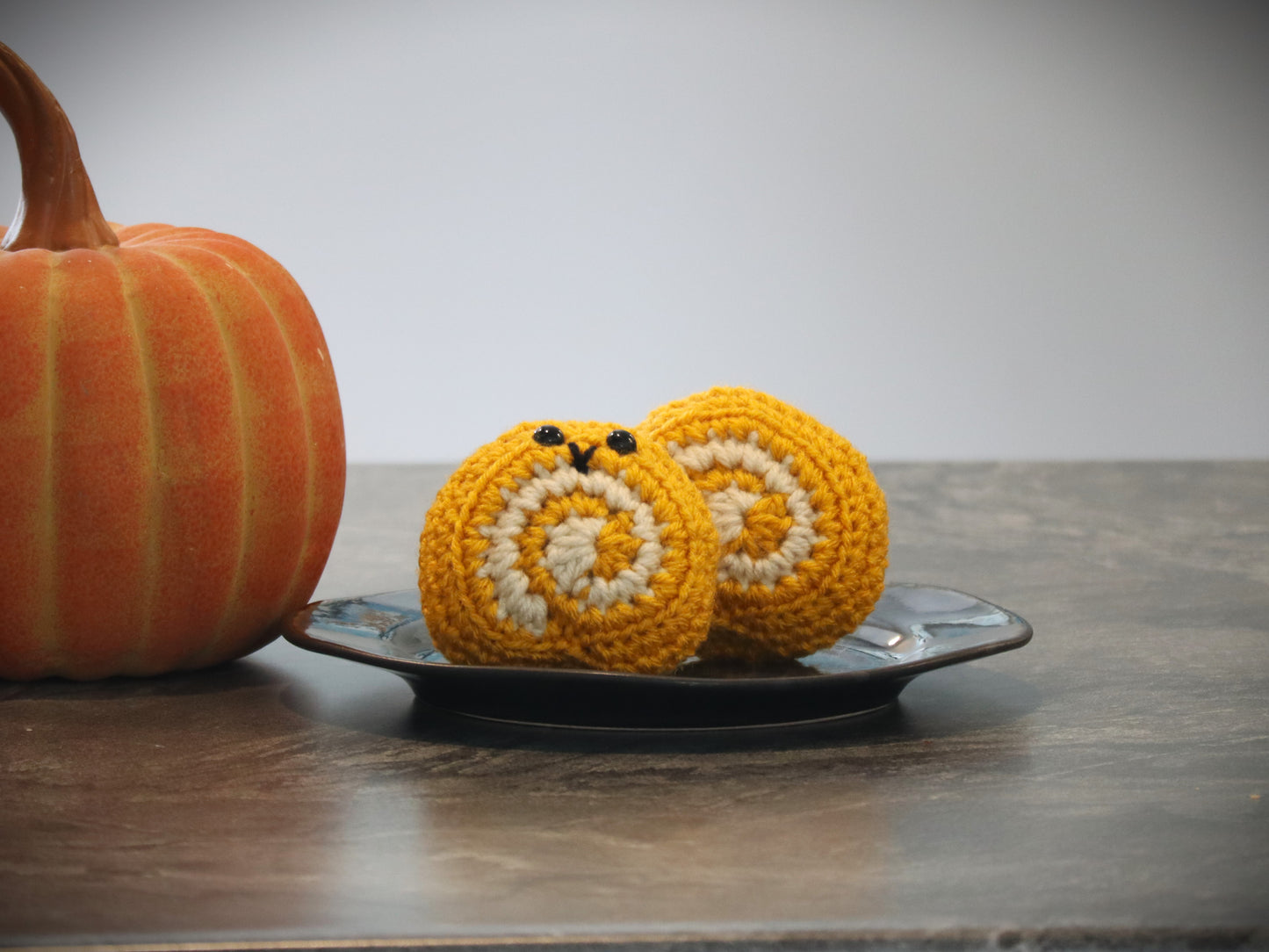 Crochet Pumpkin Roll Pattern