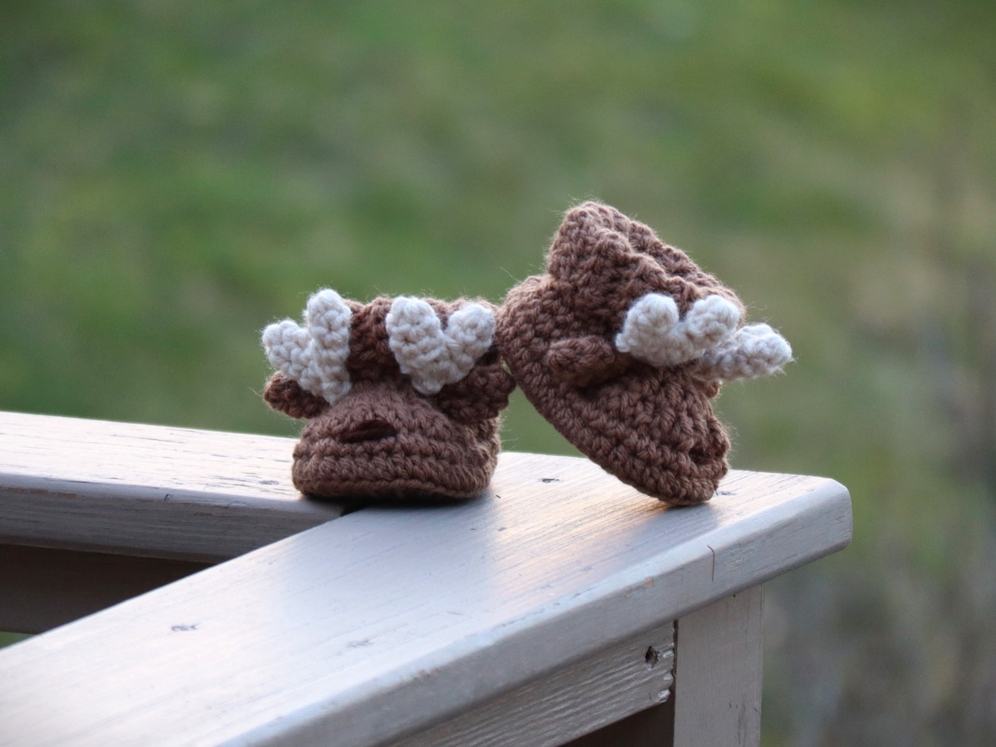 Crochet Deer Baby Booties Pattern