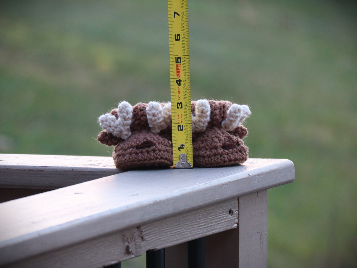 Crochet Deer Baby Booties Pattern