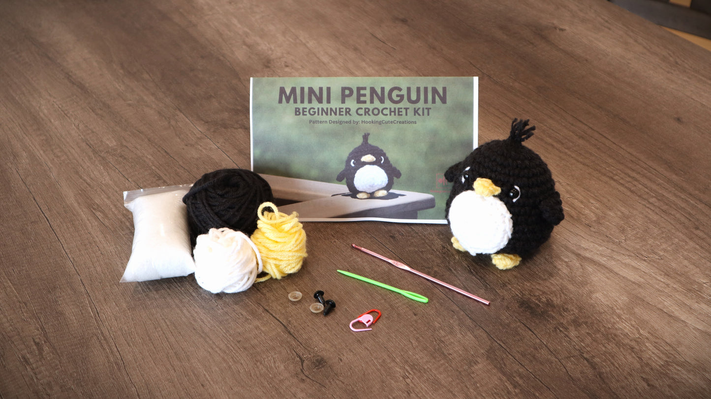Crochet Kit Mini Penguin