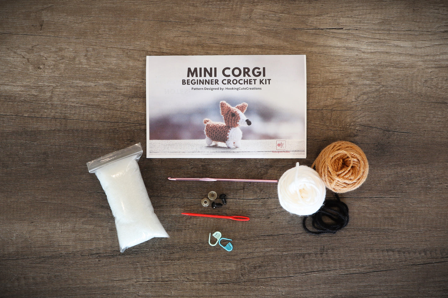 Crochet Kit Mini Corgi
