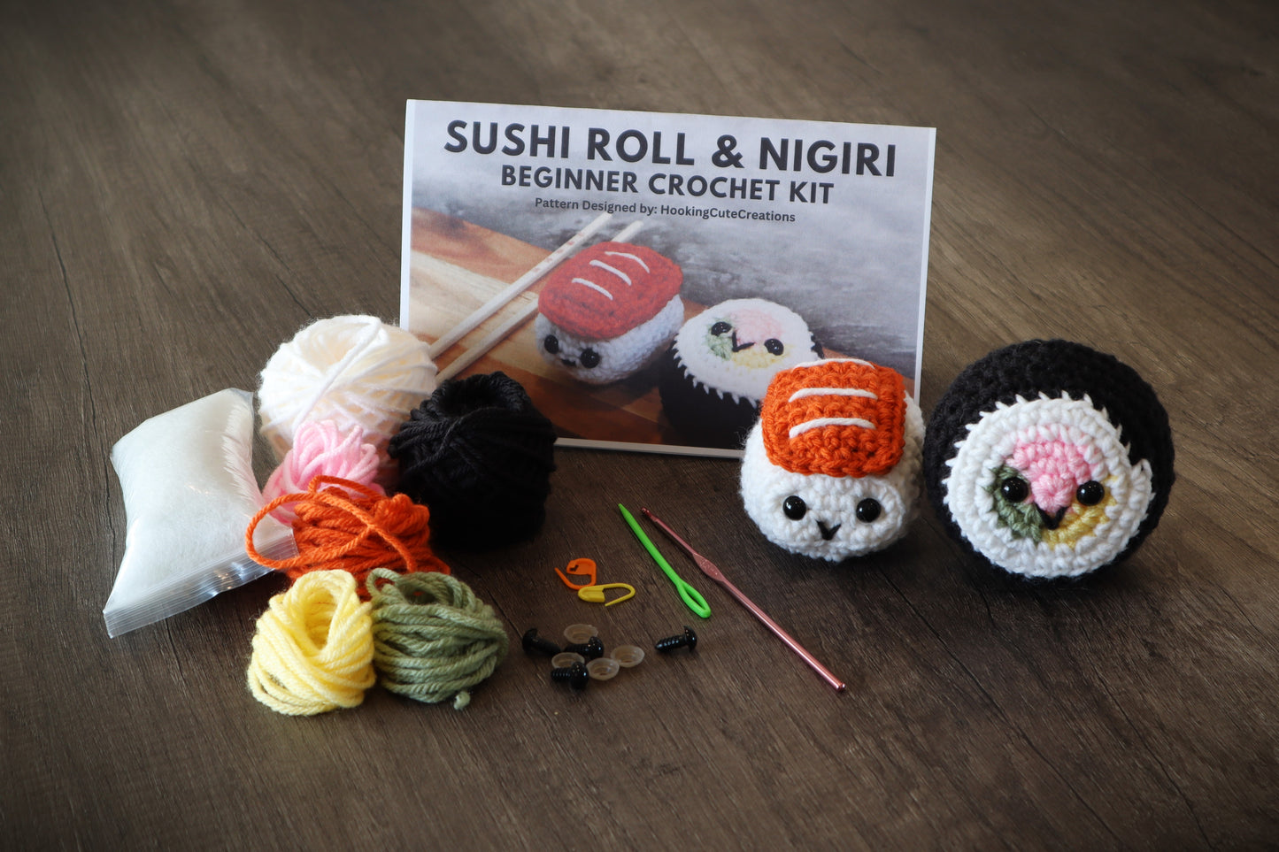 Crochet Kit Sushi Roll & Nigiri