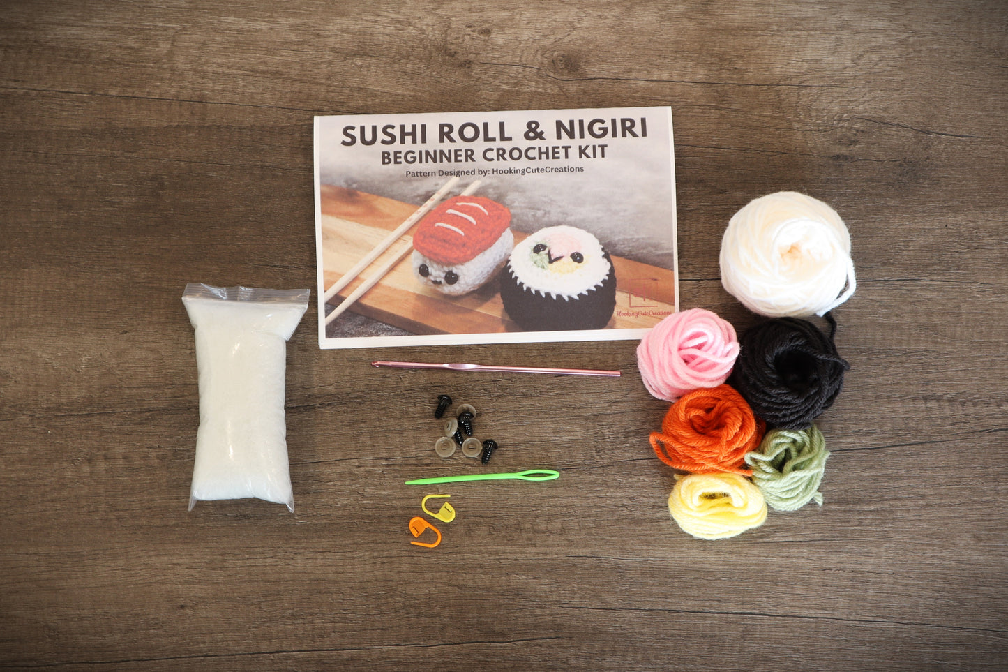 Crochet Kit Sushi Roll & Nigiri