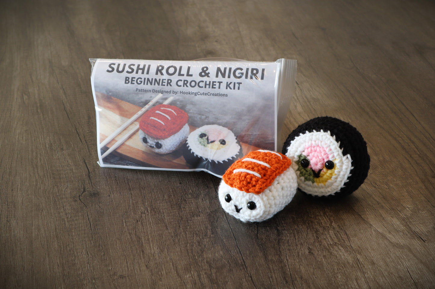 Crochet Kit Sushi Roll & Nigiri