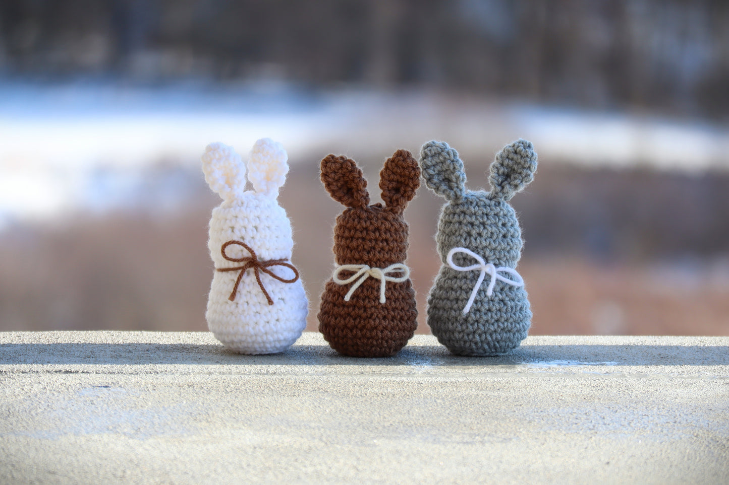 Mini Modern Easter Bunny Decor Pattern