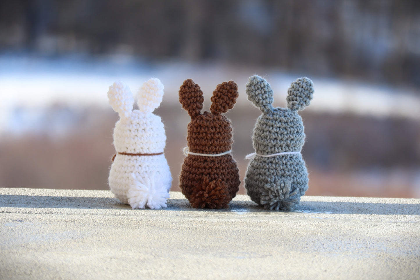 Mini Modern Easter Bunny Decor Pattern