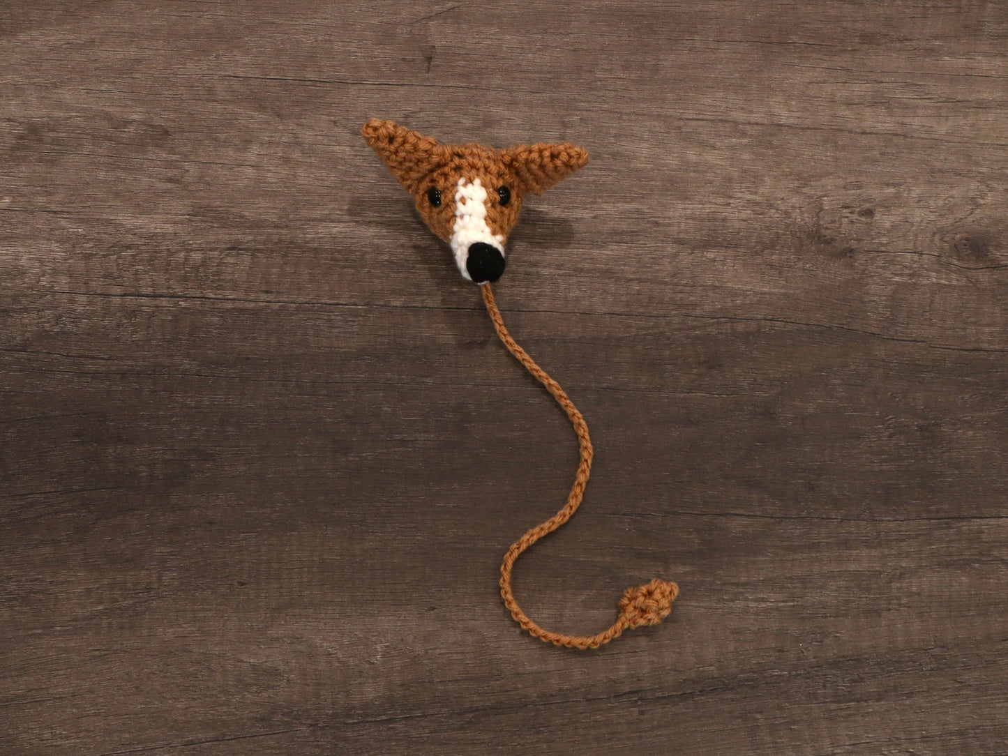 Crochet Corgi Bookmark