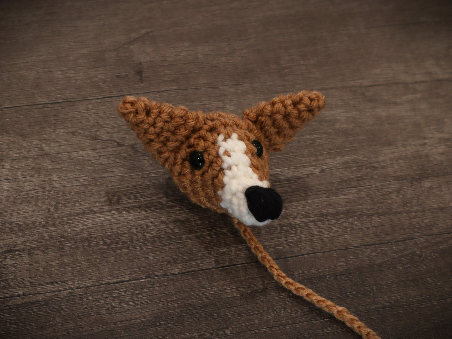 Crochet Corgi Bookmark