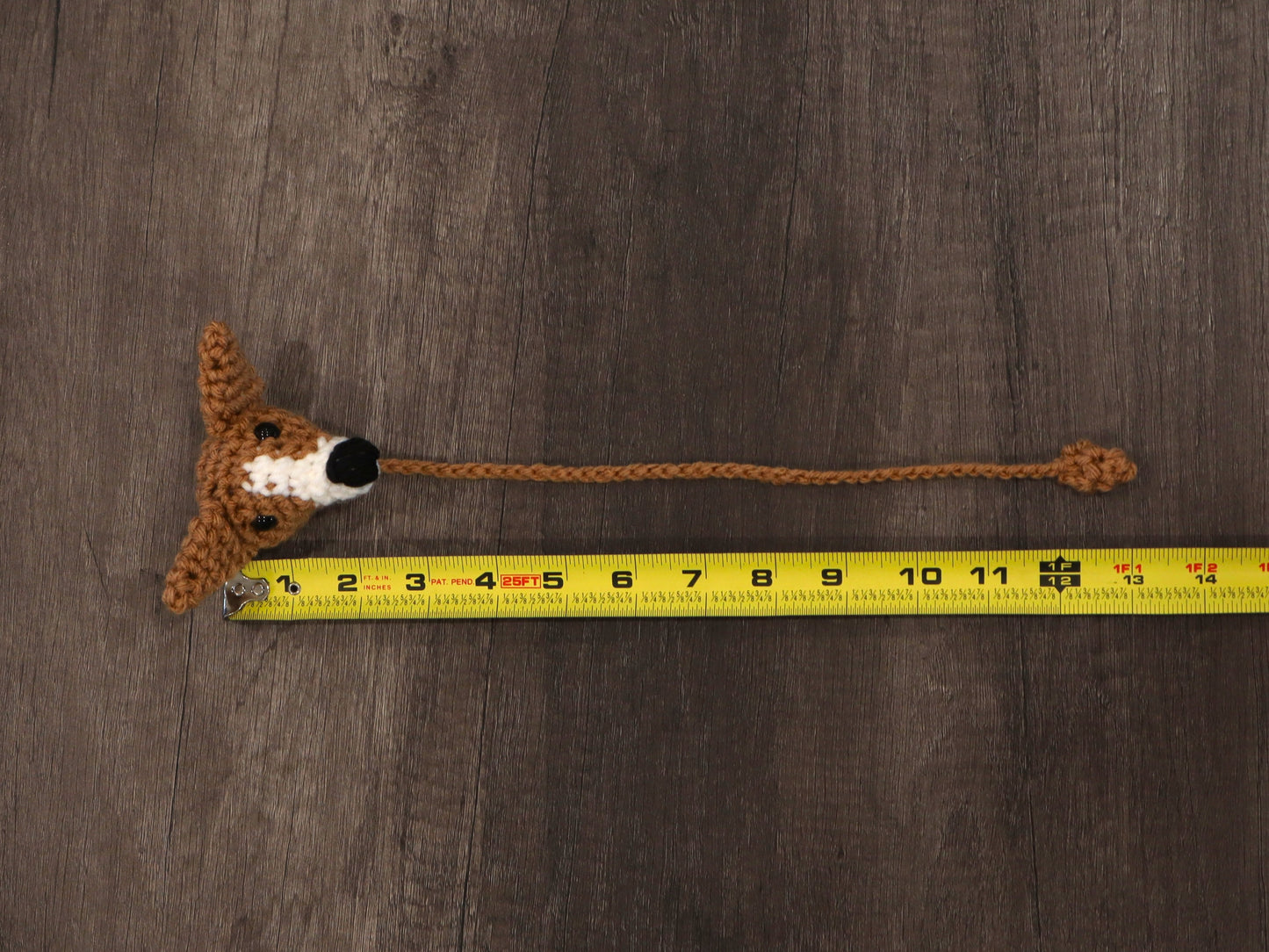 Crochet Corgi Bookmark