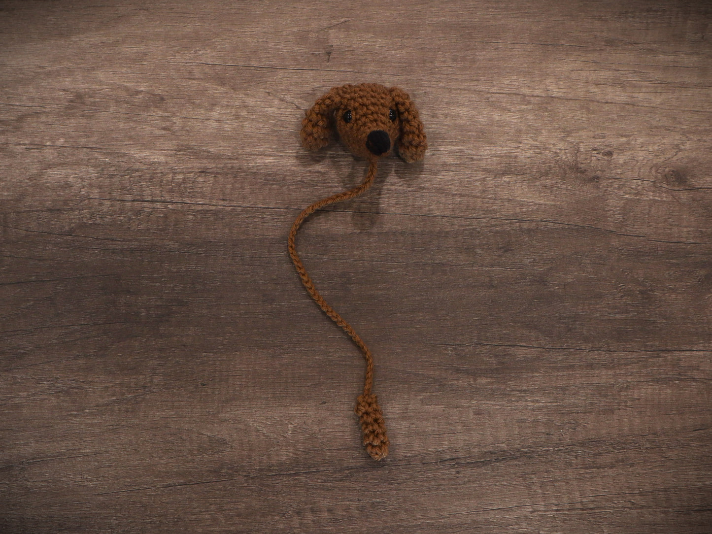 Crochet Dachshund Bookmark