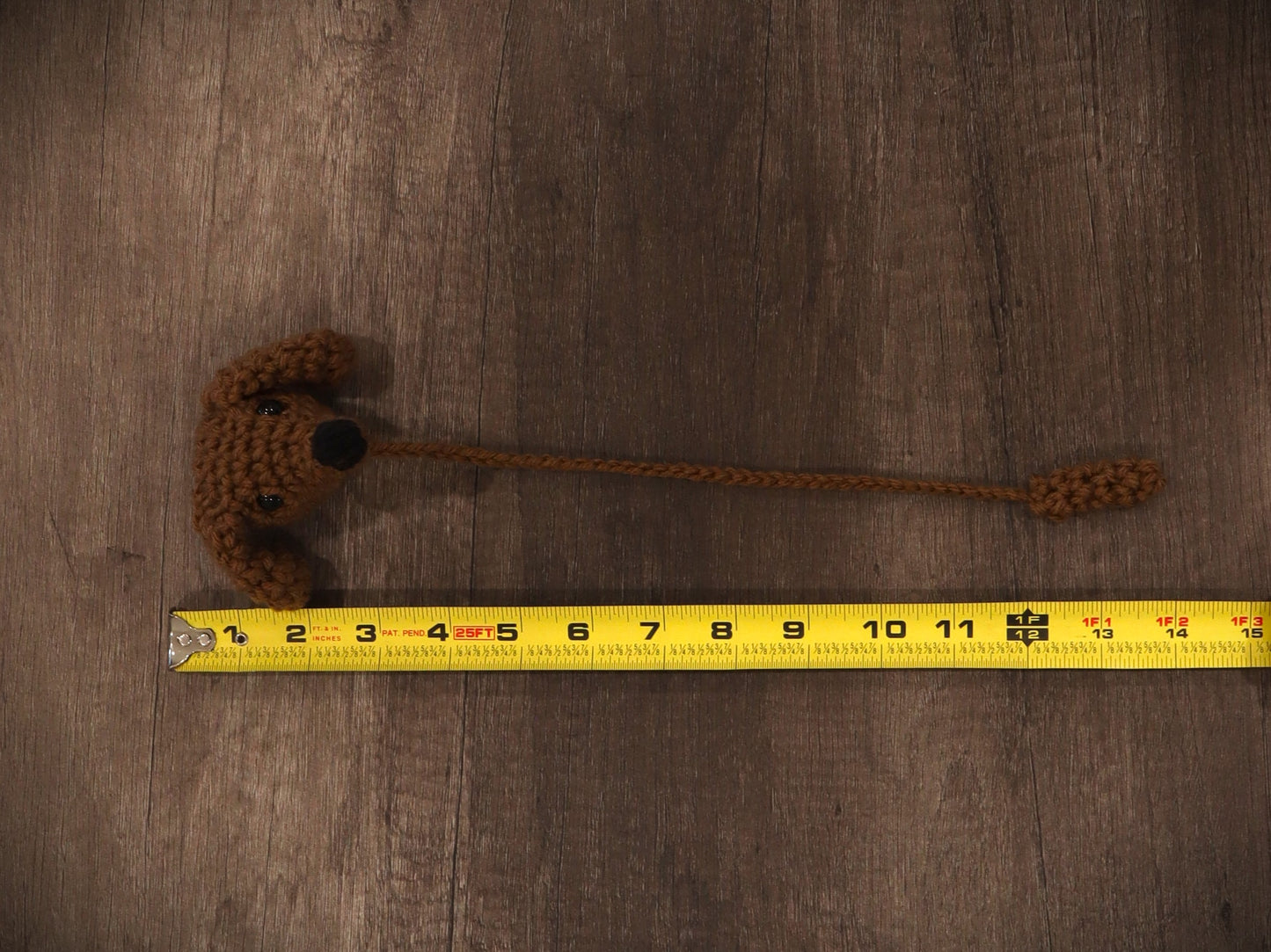Crochet Dachshund Bookmark