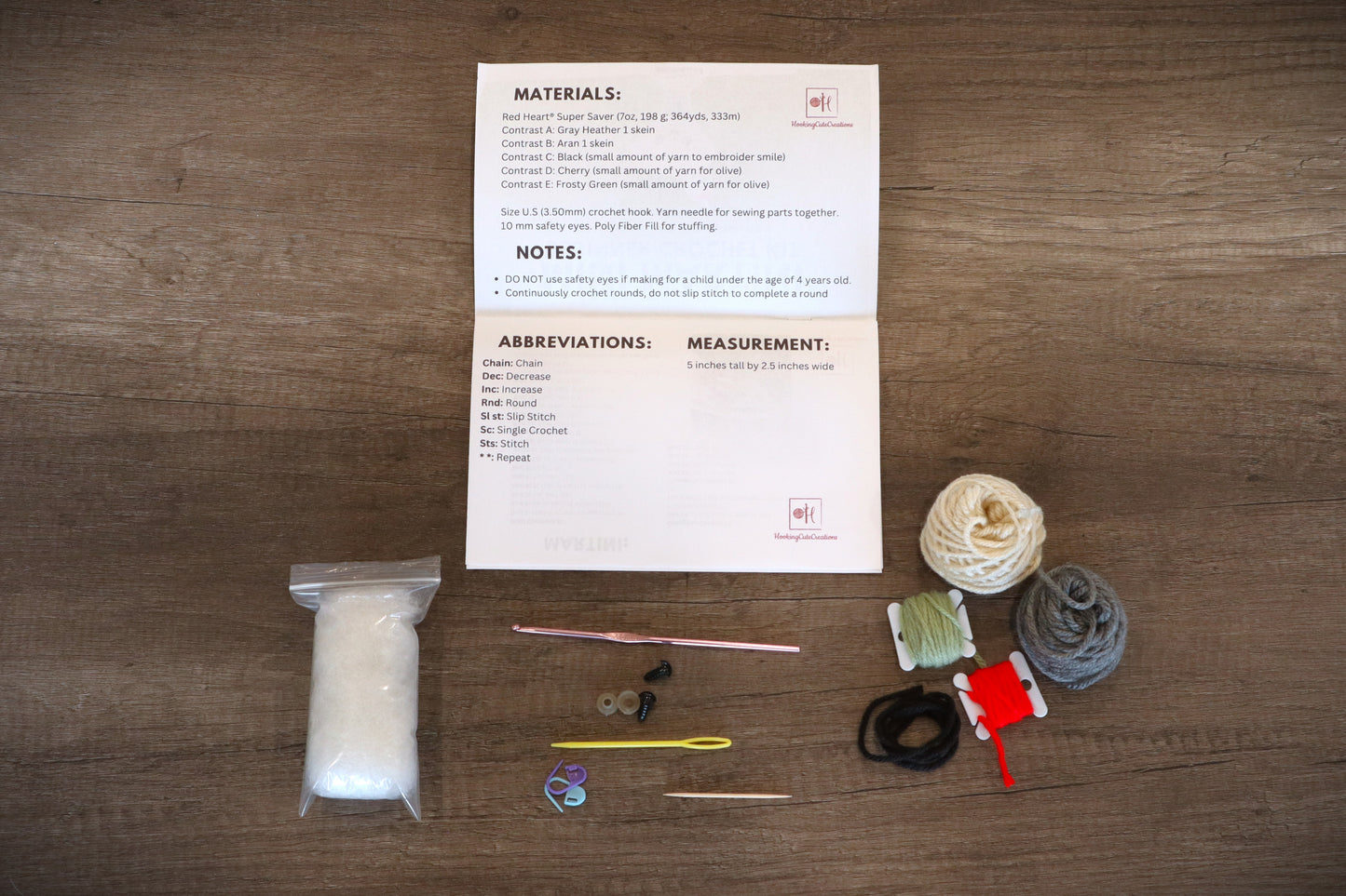 Crochet Kit Mini Martini