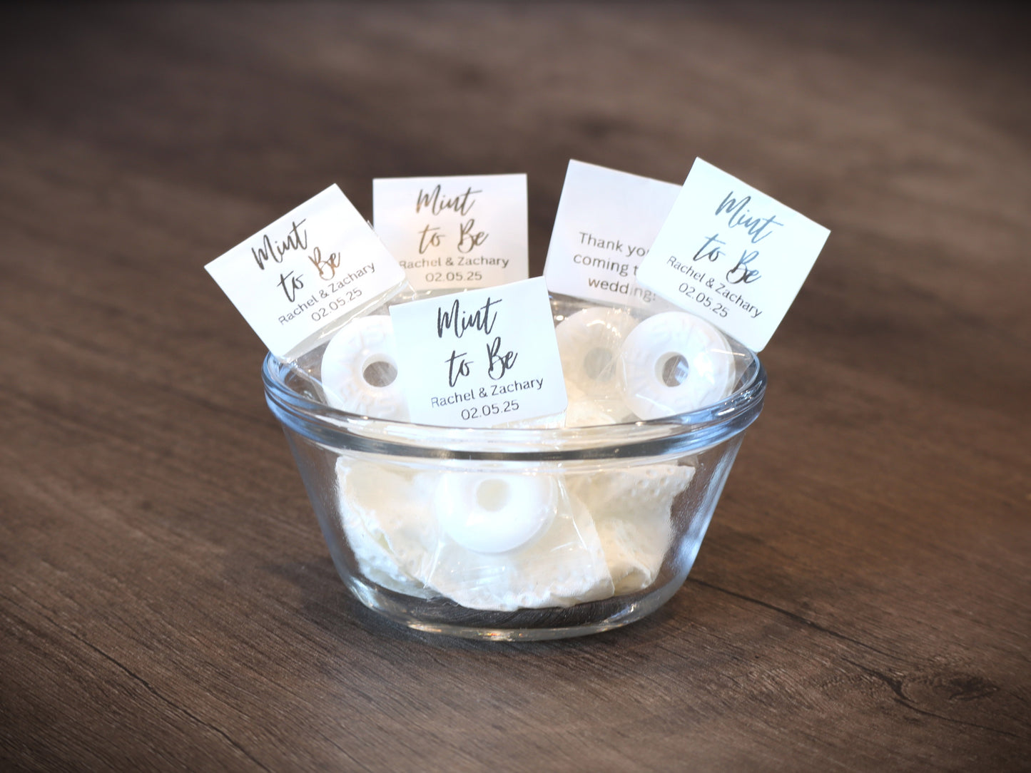 Mint to Be - Wedding Mint Favors Cursive