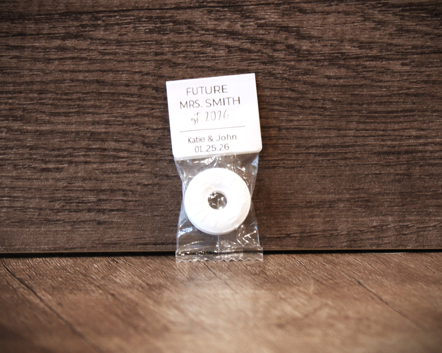 Future Mrs. Est Mints Engagement Party Mint Favors