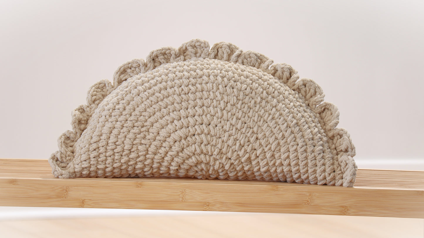 Crochet Pierogi Pillow Pattern