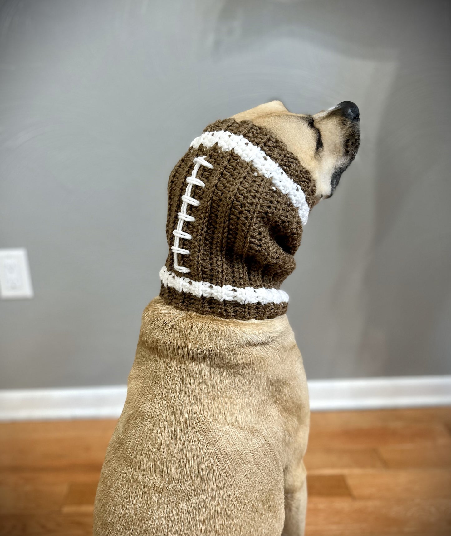 Crochet Dog Football Snood Pattern