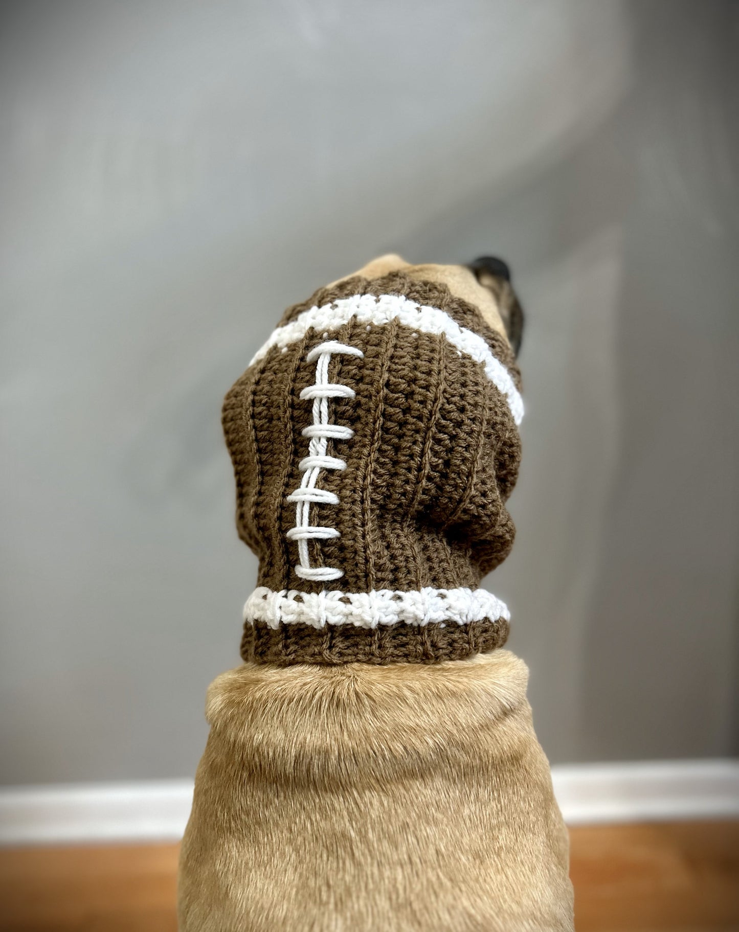 Crochet Dog Football Snood Pattern