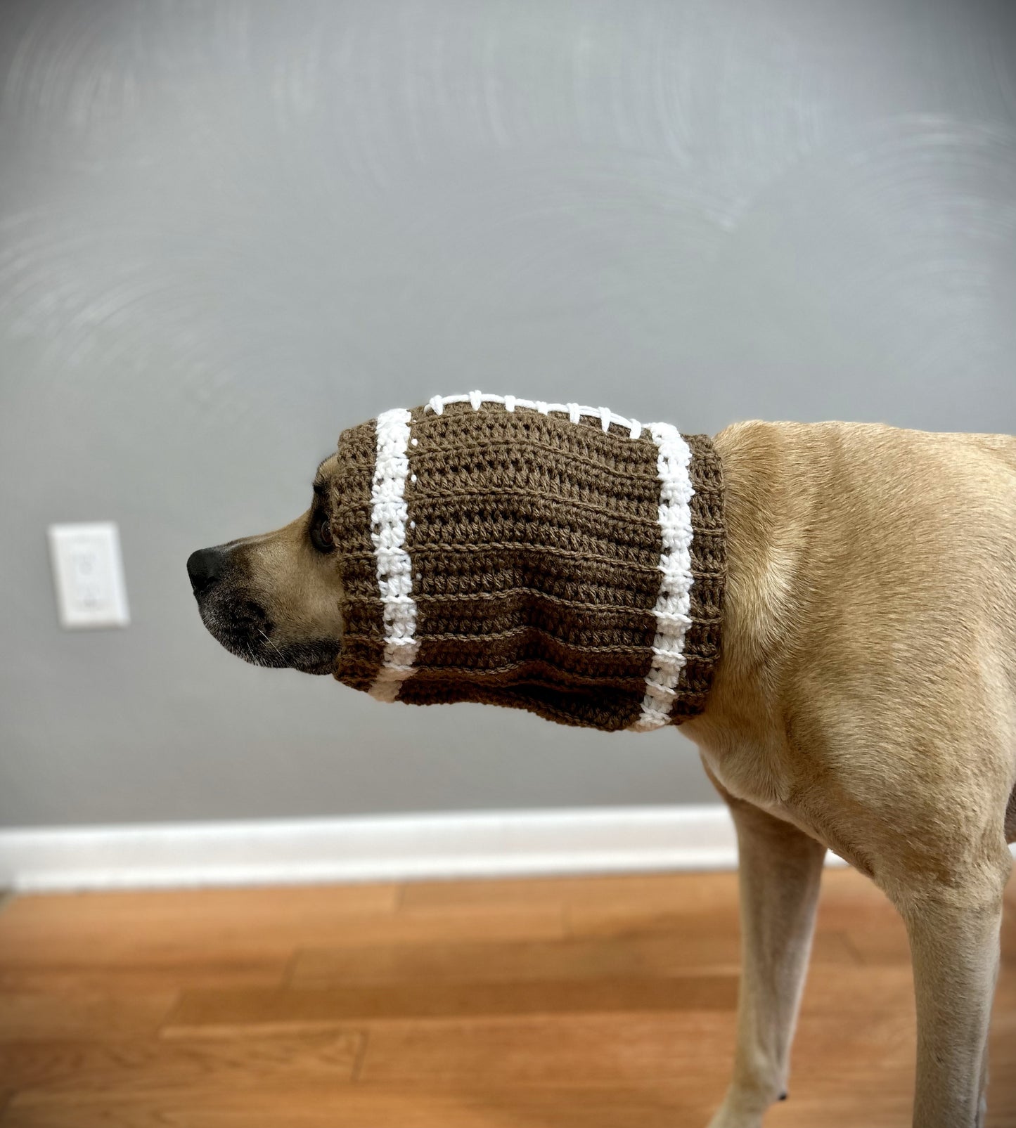 Crochet Dog Football Snood Pattern