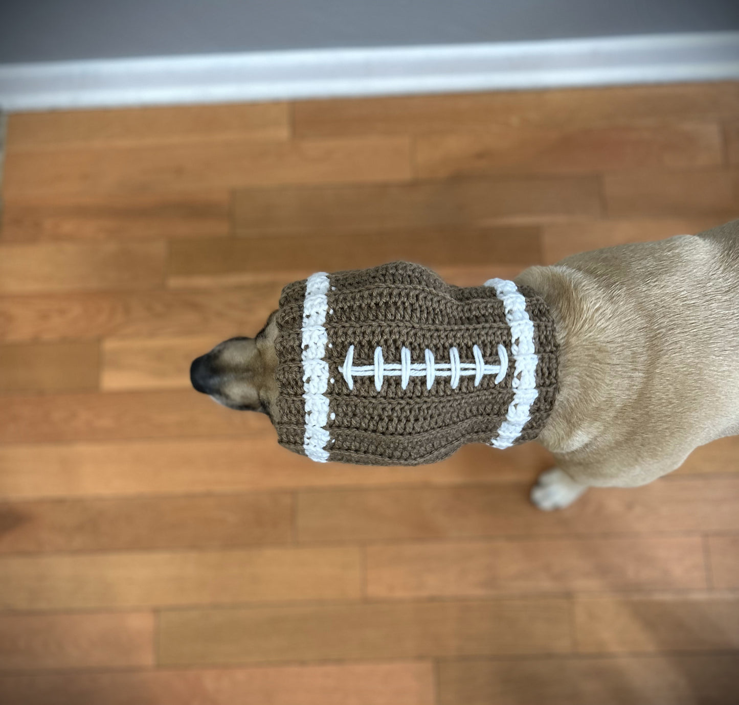 Crochet Dog Football Snood Pattern