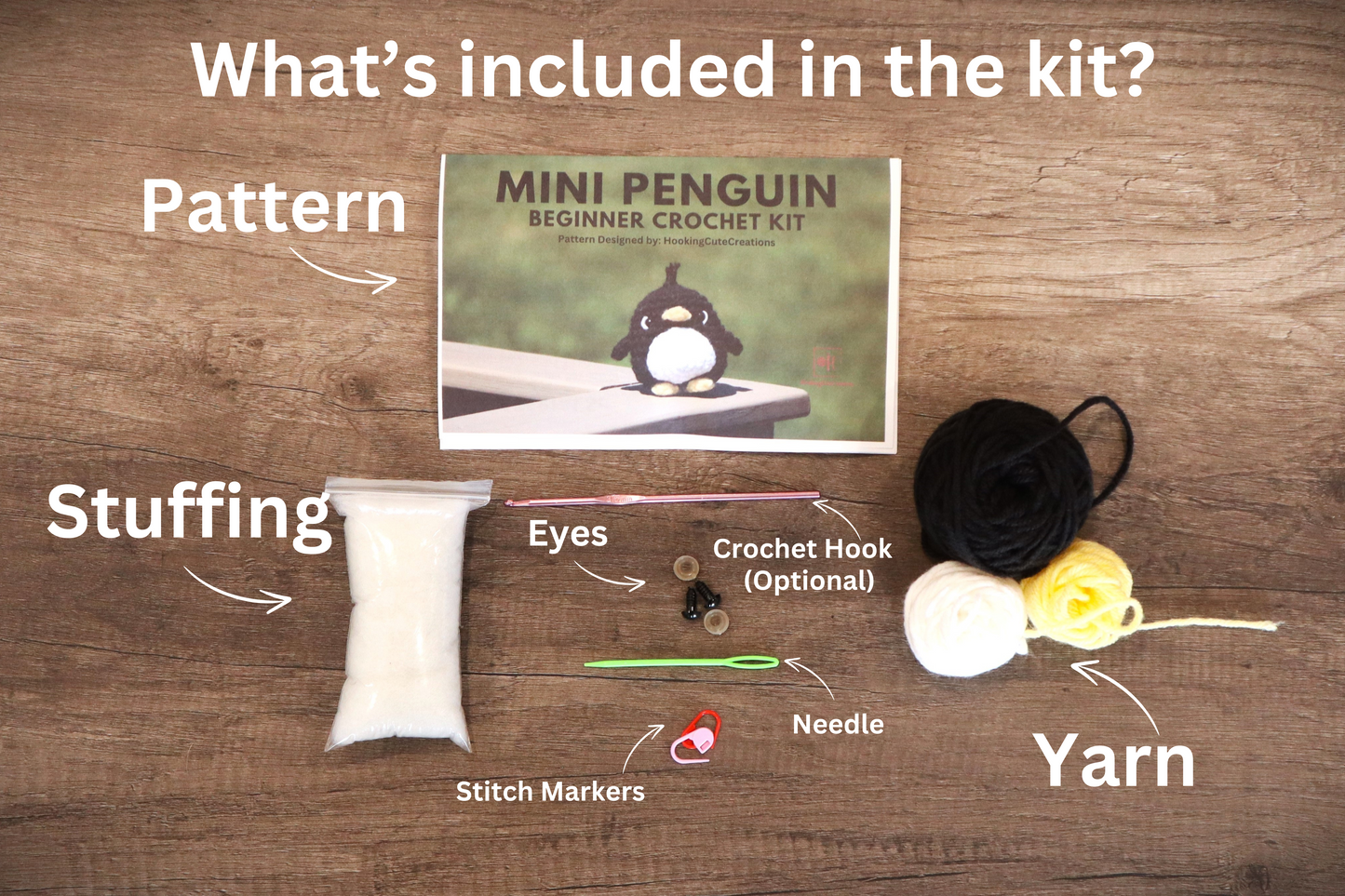 Crochet Kit Mini Penguin
