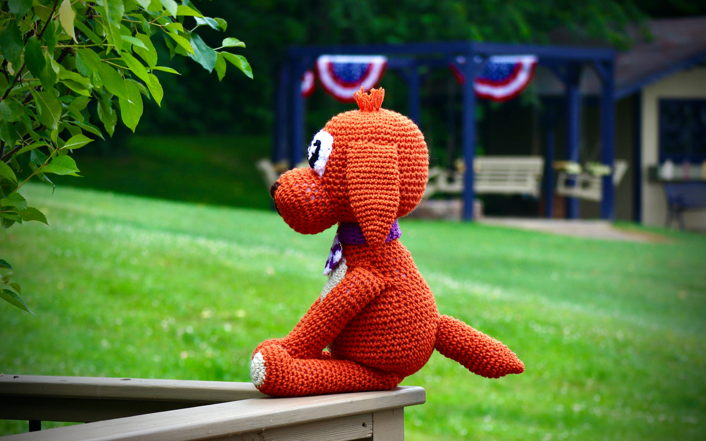 Crochet Orange Dog - Go Dog - Pattern