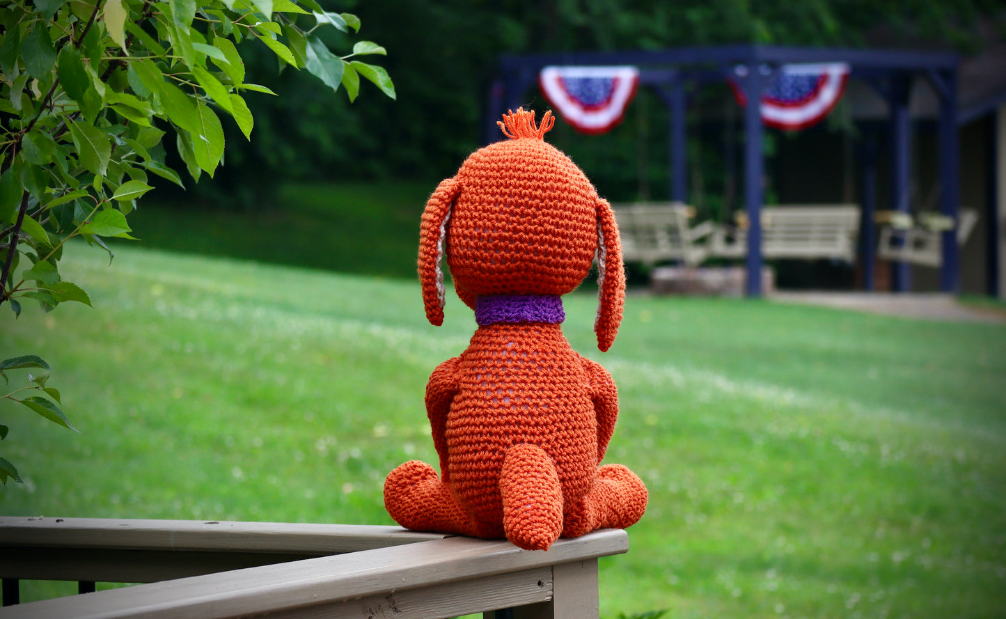 Crochet Orange Dog - Go Dog - Pattern