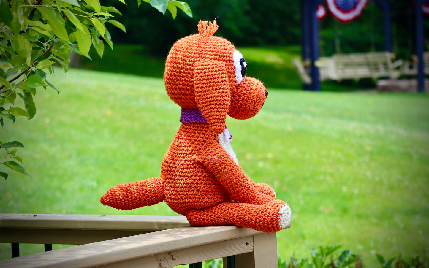 Crochet Orange Dog - Go Dog - Pattern