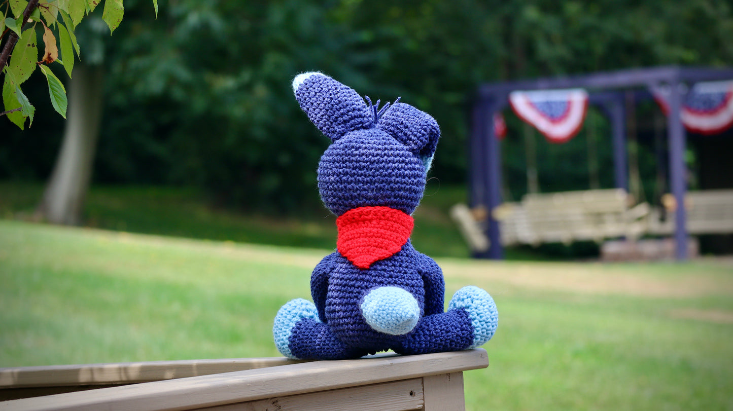 Crochet Blue Dog - Go Dog - Pattern