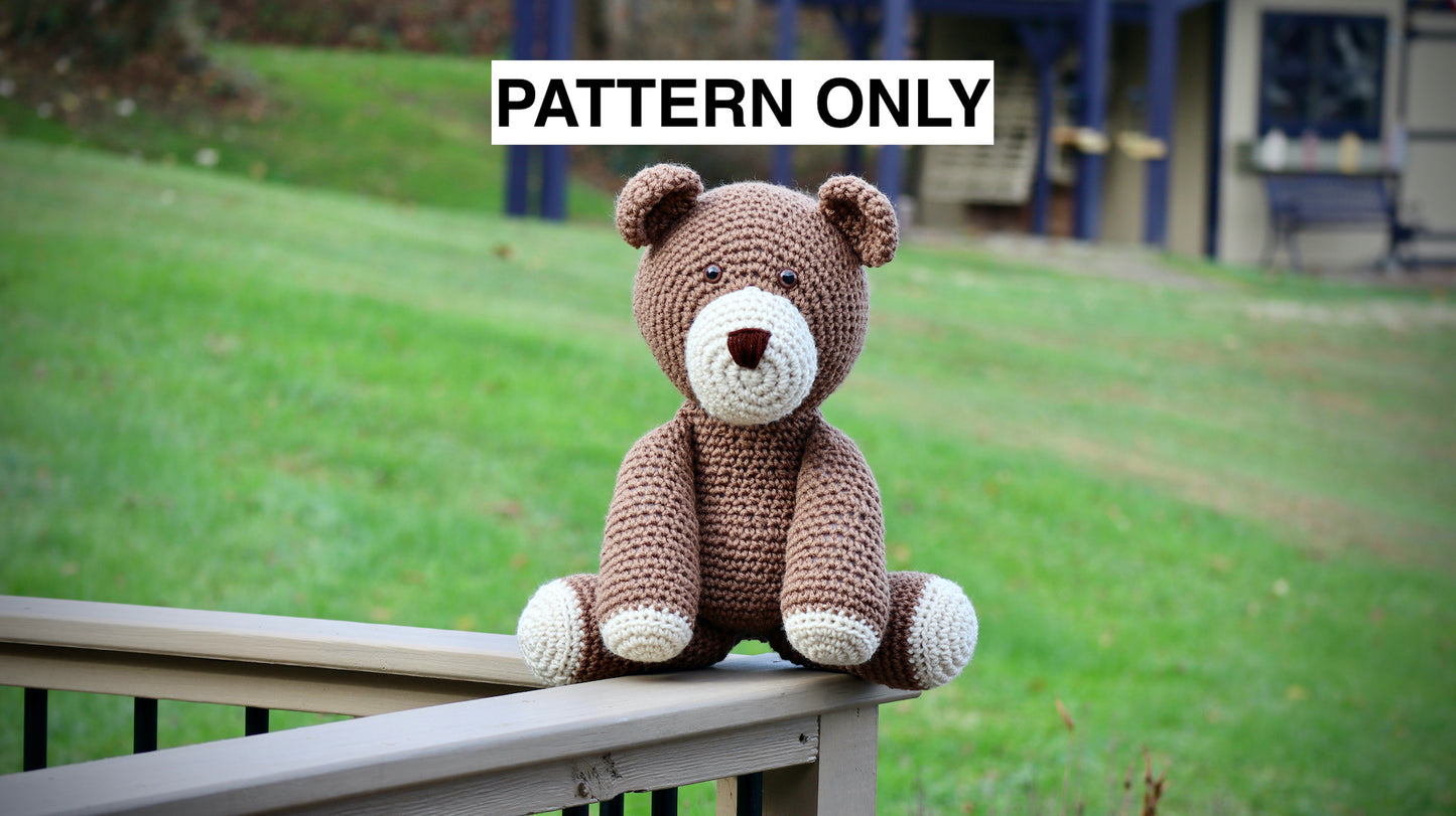Crochet Brady the Bear Pattern