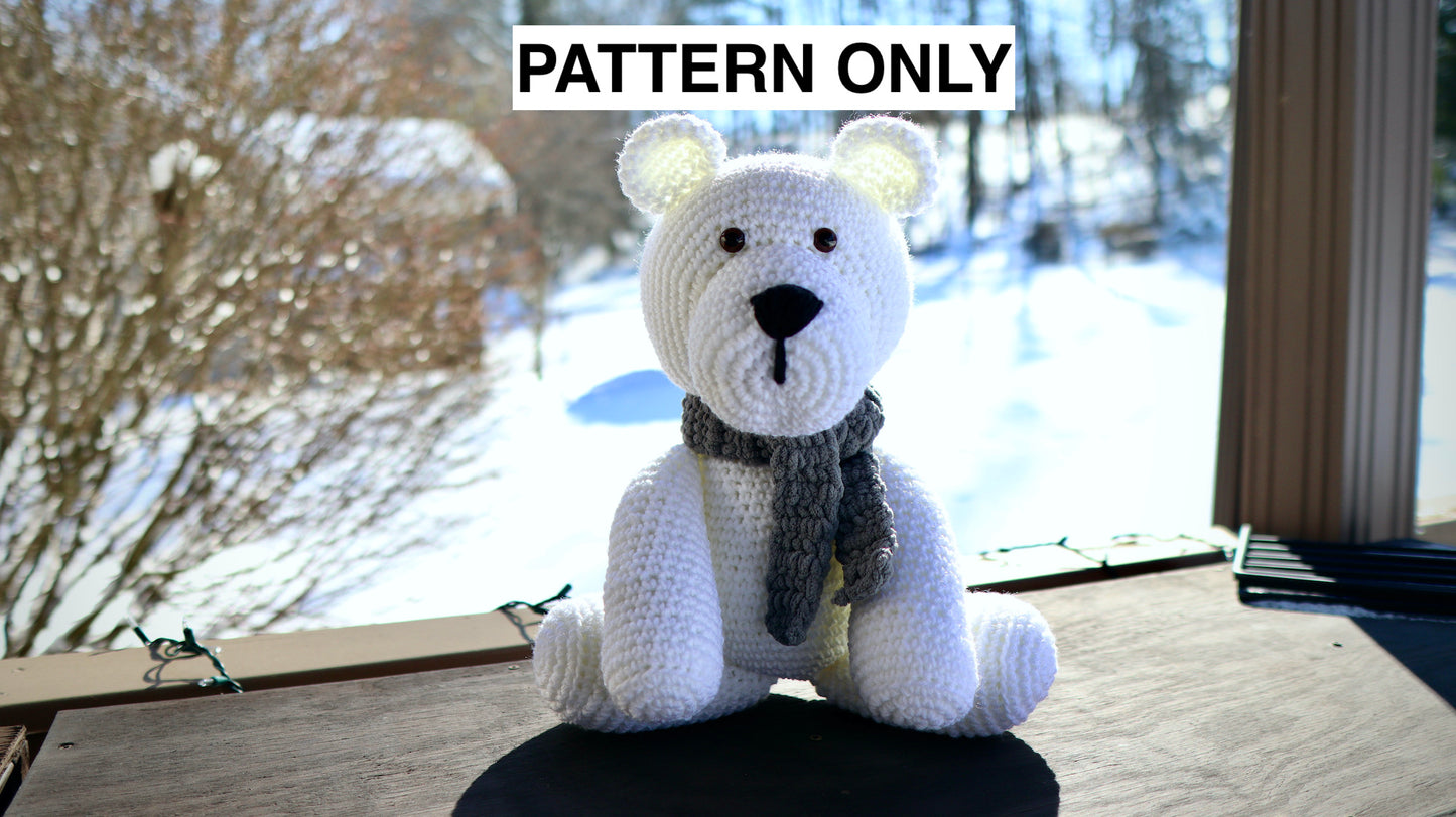 Crochet Paul the Polar Bear Pattern