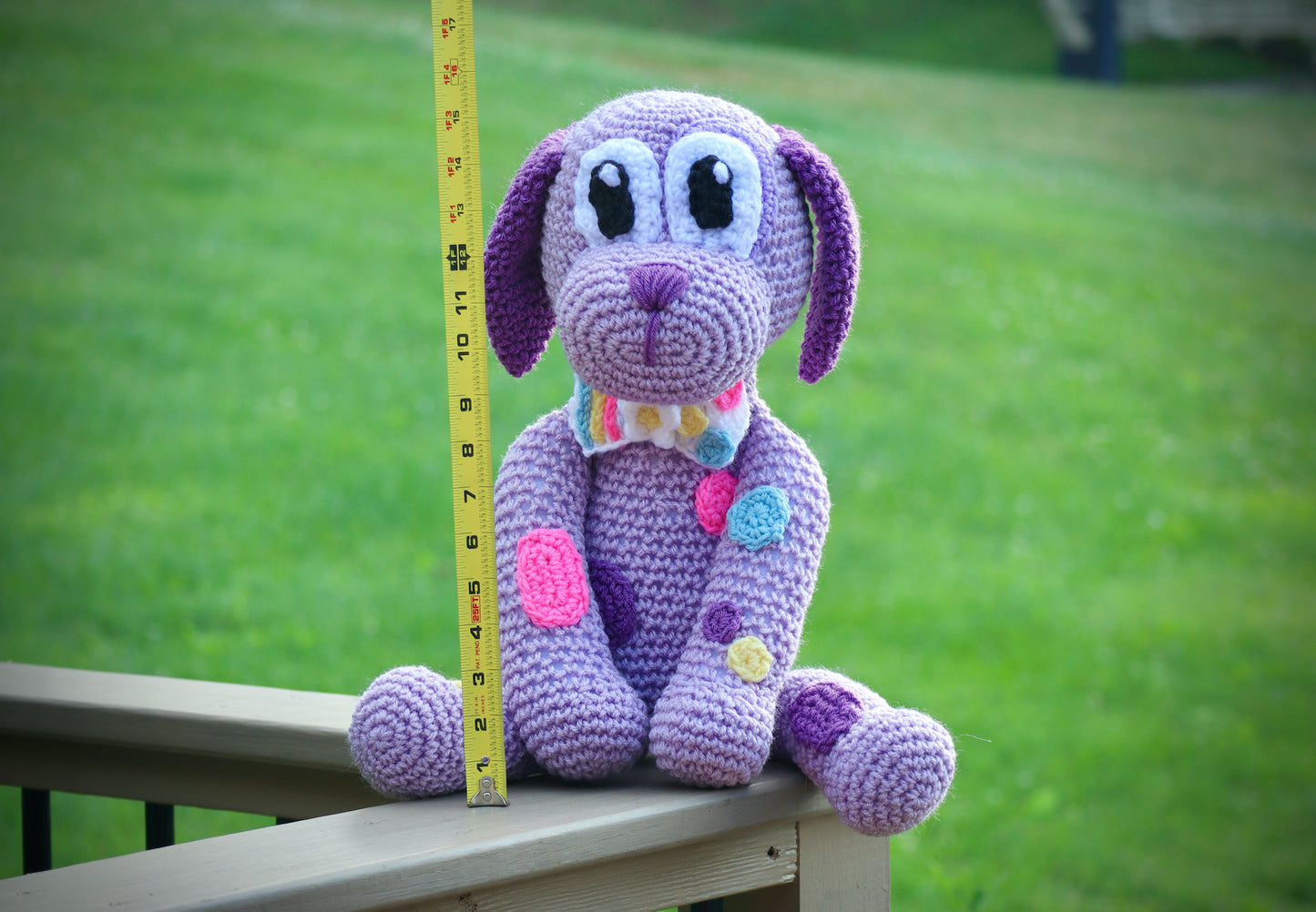 Crochet Purple Dog - Go Dog - Pattern