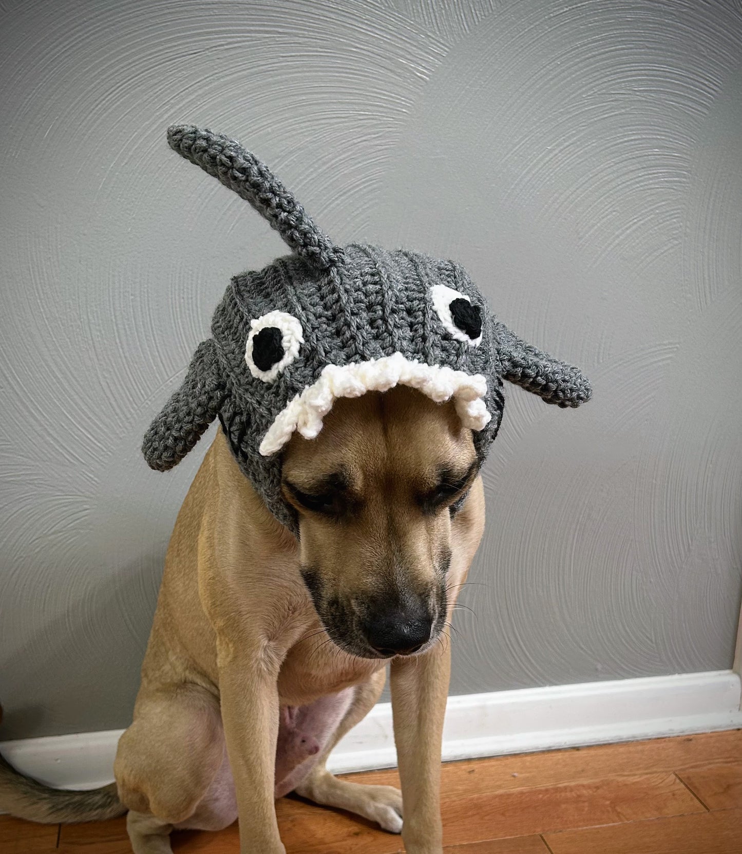 Crochet Shark Dog Snood Pattern