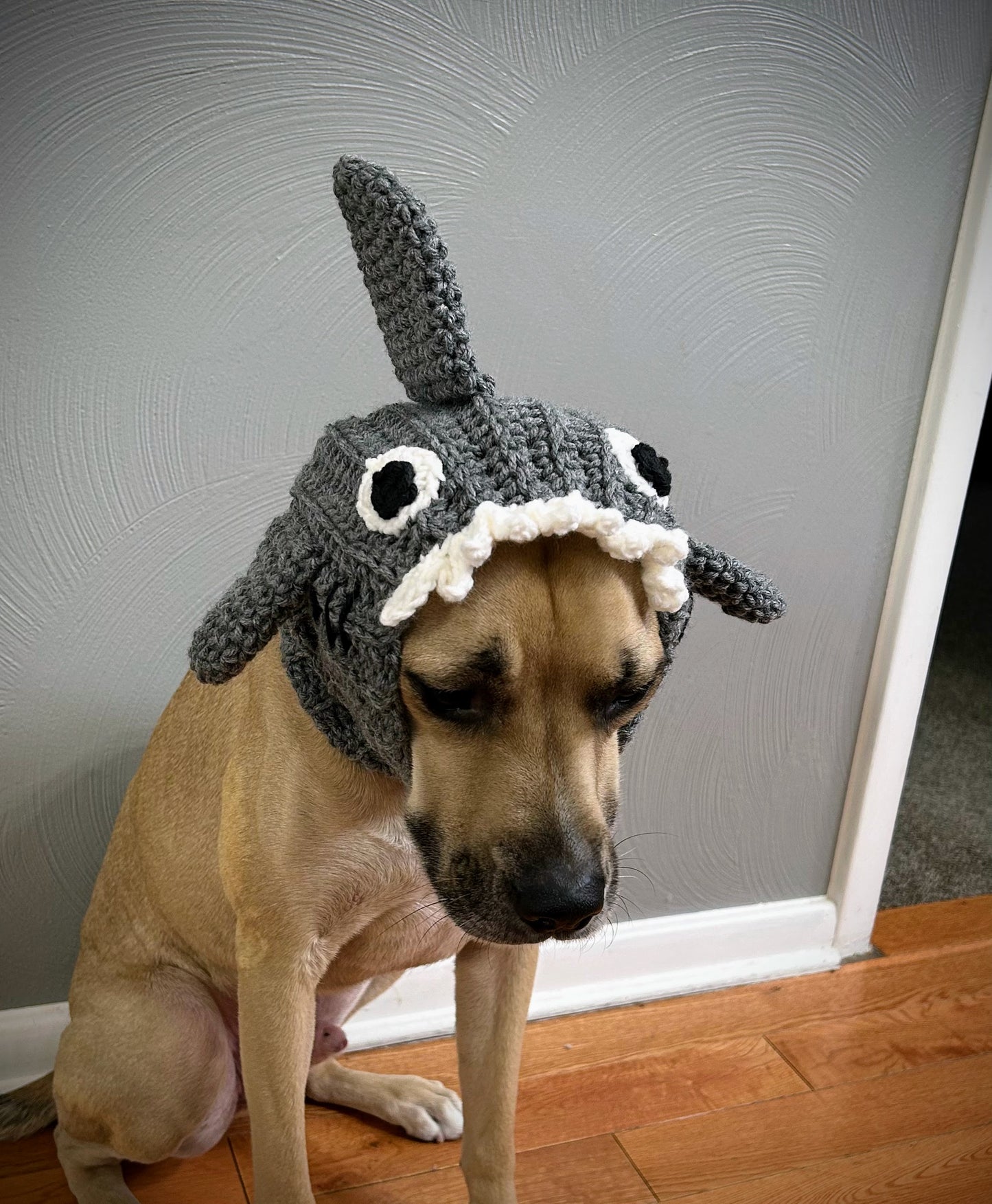Crochet Shark Dog Snood Pattern