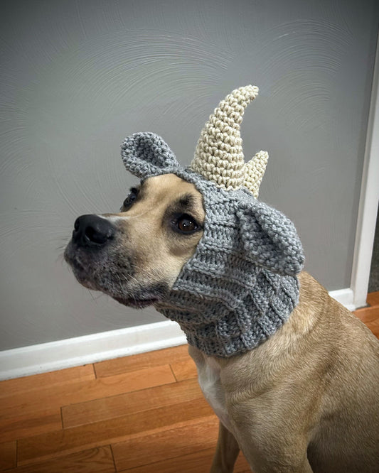 Crochet Dog Rhino Snood Pattern