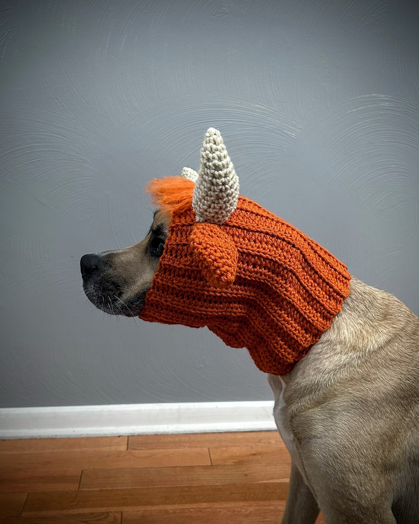 Crochet Dog Highland Cow Snood Pattern