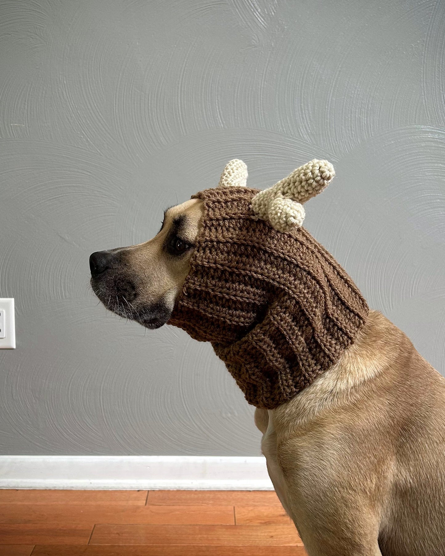 Crochet Deer Dog Snood Pattern