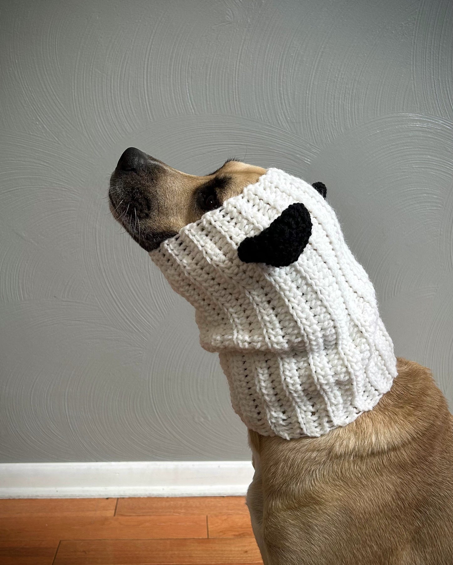 Crochet Panda Dog Snood Pattern