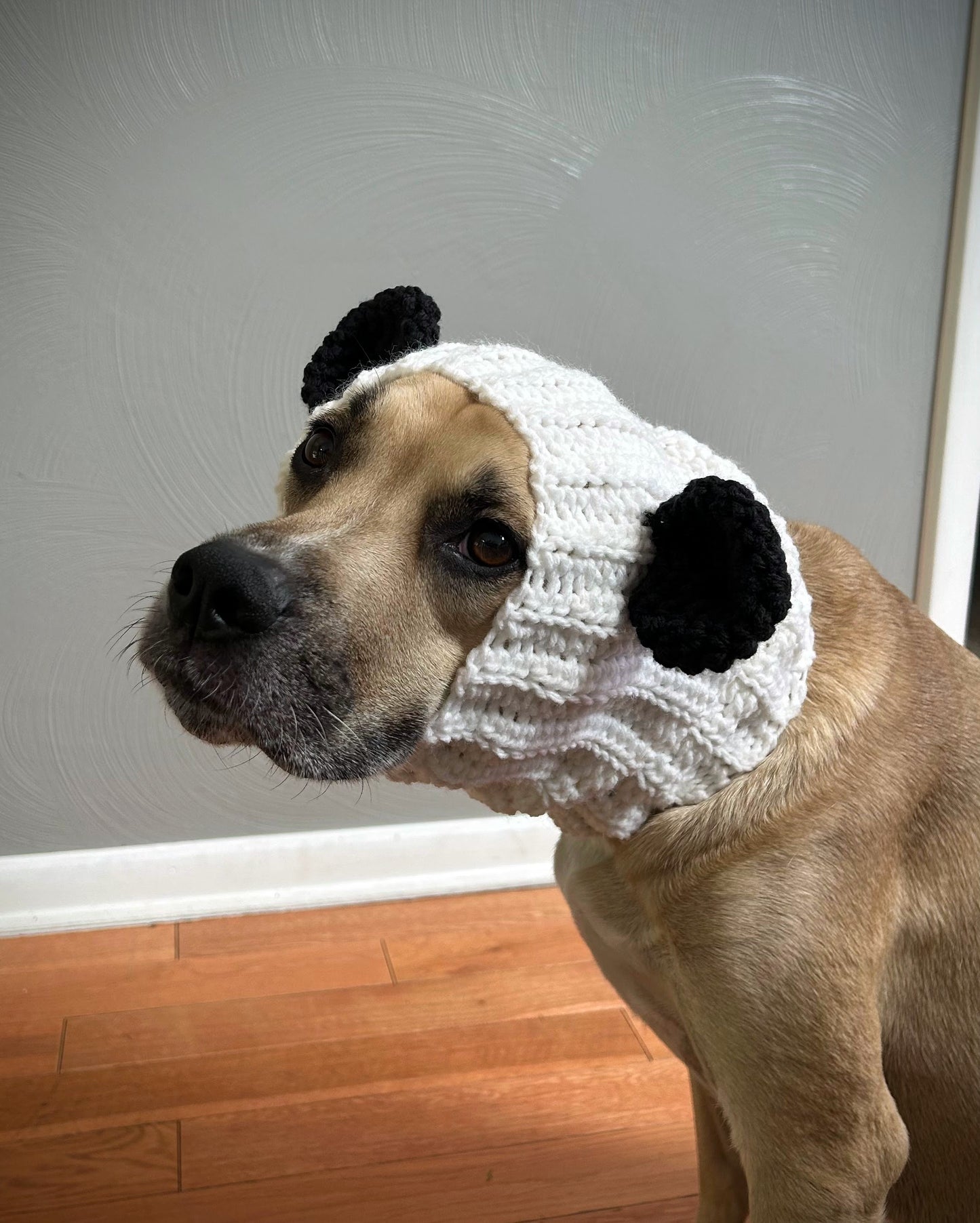 Crochet Panda Dog Snood Pattern